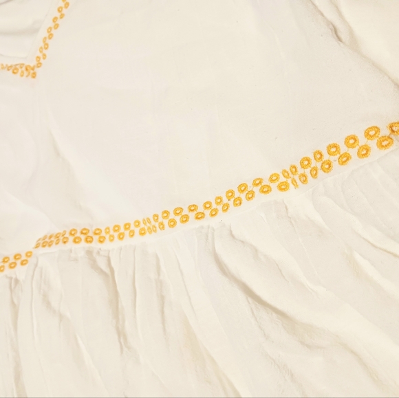 LANE BRYANT White Linen Top Sz 22 - Picture 2 of 3